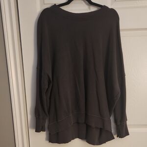 🌸3/$25!  When Bundled Women's Aerie Oversize Gray Sweatshirt
